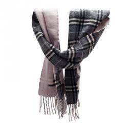 مملوكة مسبقًا وشاح بربري نوفاتشيك ثنائية اللون كشمير