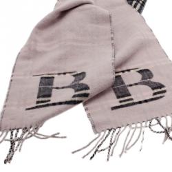 مملوكة مسبقًا وشاح بربري نوفاتشيك ثنائية اللون كشمير