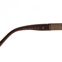 Pre Owned Burberry Brown 3014 Shield Sunglasses