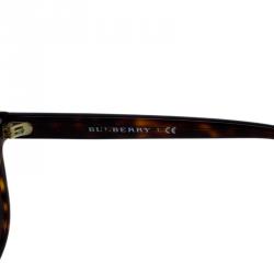 Pre Owned نظارة شمسية بربري B4132  إطار بني نقشة الفهد 