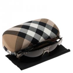 Burberry Grey Novecheck Print 8394 Shield Sunglasses