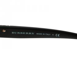 Pre Owned Burberry Brown/Black B 4241 Half Rim Sunglasses