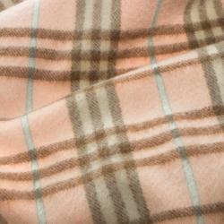 Pre Owned كوفية بربري كشمير كاروهات وردي فاتح