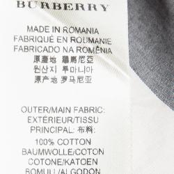 Pre Owned Burberry Brit Beige Novacheck Cotton Long Sleeve Button Front Shirt M