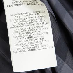 Pre Owned Burberry Dark Green Double Breasted Belted Trench Coat S