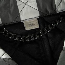 مملوكة مسبقًا Burberry Brit Checked Diamond Quilted Belted Jacket XL