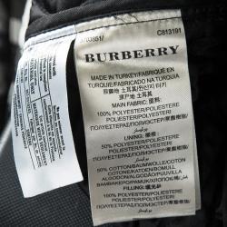 مملوكة مسبقًا Burberry Brit Checked Diamond Quilted Belted Jacket XL