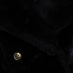 Pre Owned Burberry Prorsum Black Sheep Shearling Jacket S
