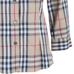 Pre Owned بلوزة بربري نوفاتشيك 3/4 أكمام قطن S