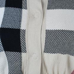 Pre Owned Burberry Novacheck Knit Cardigan S