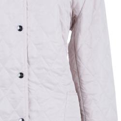 Pre Owned Burberry Nude/Pink Diamond Quilted Jacket L