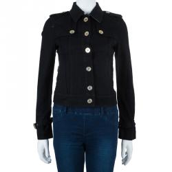 Burberry London Black Denim Jacket S Burberry | TLC