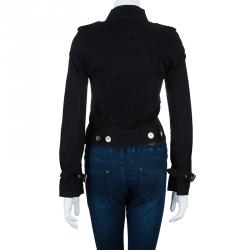 Pre Owned Burberry London Black Denim Jacket S