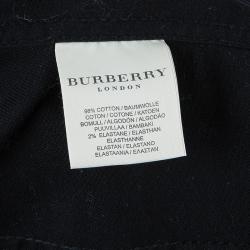 Pre Owned Burberry London Black Denim Jacket S