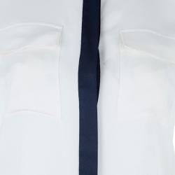 مملوكة مسبقًا Burberry Colorblock Silk Shirt S