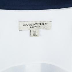 مملوكة مسبقًا Burberry Colorblock Silk Shirt S
