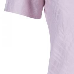 مملوكة مسبقًا Burberry Pink NovaCheck Blouse S