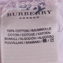 مملوكة مسبقًا Burberry Pink NovaCheck Blouse S