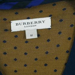 Pre Owned بلوزة بربري تريكو منقط M