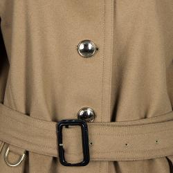 Pre Owned Burberry Beige Cashmere Tailored Coat M