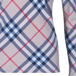 Pre Owned توب بربري تريكو أكمام طويلة نوفاتشيك بيج M