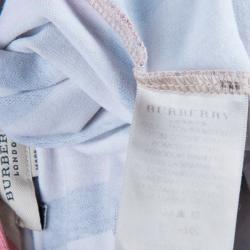 Pre Owned توب بربري تريكو أكمام طويلة نوفاتشيك بيج M