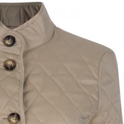 Pre Owned Burberry Beige Quilted Jacket M