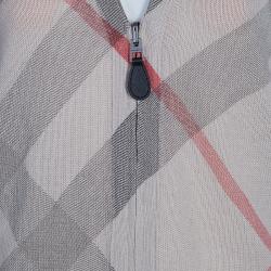 Pre Owned Burberry Brit Novacheck Zip Front Cardigan XL