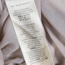 مملوكة مسبقًا فستان بربري بيج برقبة حرف V مقاس S