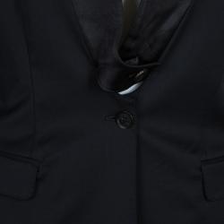 مملوكة مسبقًا جاكيت بليزر بربري برورسم أسود مفصل L