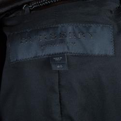 مملوكة مسبقًا جاكيت بليزر بربري برورسم أسود مفصل L