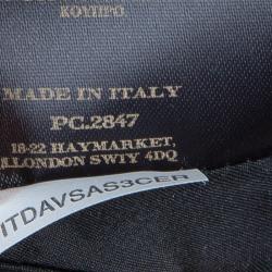 Pre Owned Burberry Prorsum Black Leather Notched Lapel Jacket M