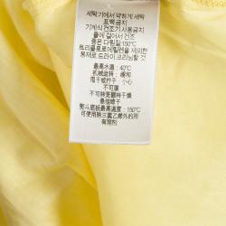 Pre Owned توب بربري بيبي دول قطن أصفر L