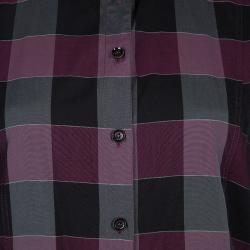 مملوكة مسبقًا Burberry Purple Novacheck Shirt M