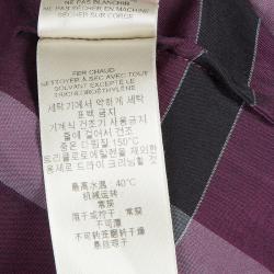 مملوكة مسبقًا Burberry Purple Novacheck Shirt M
