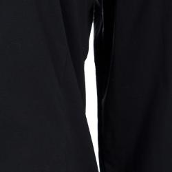 Pre Owned Burberry Black Long Sleeve Cotton Shirt M