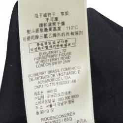 Pre Owned Burberry Black Long Sleeve Cotton Shirt M