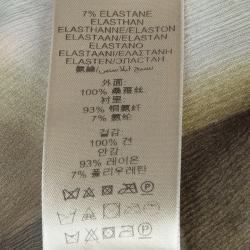 مملوكة مسبقًا Burberry Brown Checked Crinkled Silk Short Sleeve Sheer Blouse S