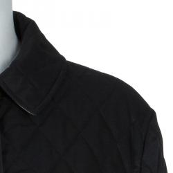 مملوكة مسبقًا Burberry Black Diamond Quilted Jacket M