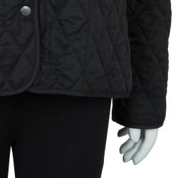 مملوكة مسبقًا Burberry Black Diamond Quilted Jacket M
