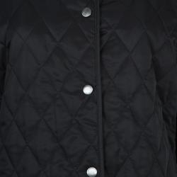 مملوكة مسبقًا Burberry Black Diamond Quilted Jacket M