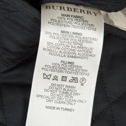 مملوكة مسبقًا Burberry Black Diamond Quilted Jacket M