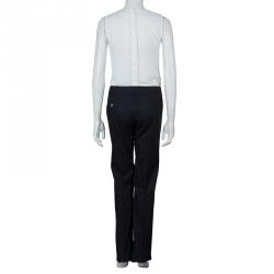Pre Owned Burberry Navy Blue Trousers M/L