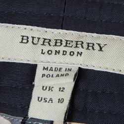 Pre Owned Burberry Navy Blue Trousers M/L