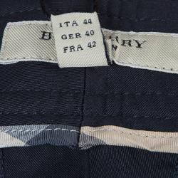 Pre Owned Burberry Navy Blue Trousers M/L