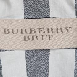 مملوكة مسبقًا Burberry Brit Red Cotton Double Breasted Jacket XS  