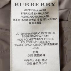 Pre Owned معطف بربري بريت بيج بصفين أزرار XS