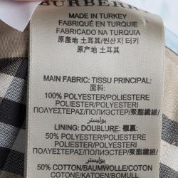 Pre Owned Burberry Powder Blue Diamond Quilted Jacket M