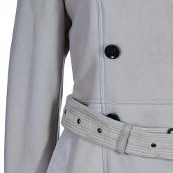 مملوكة مسبقًا Burberry Brit Beige Shearling Aviator Jacket M