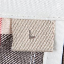 Pre Owned Burberry Brit White Diamond Quilted Jacket L